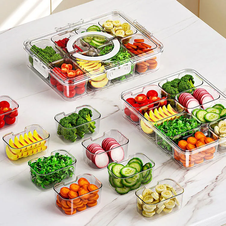 How do Divided Serving Trays Meet Diverse Home Organizational Needs Across Kitchens, Refrigerators, Travel, and Children’s Meals?