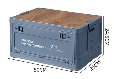 50L Camping Oraganizer with wooden lips