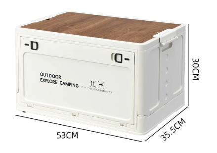 60L Camping Orgainizer with wooden lips