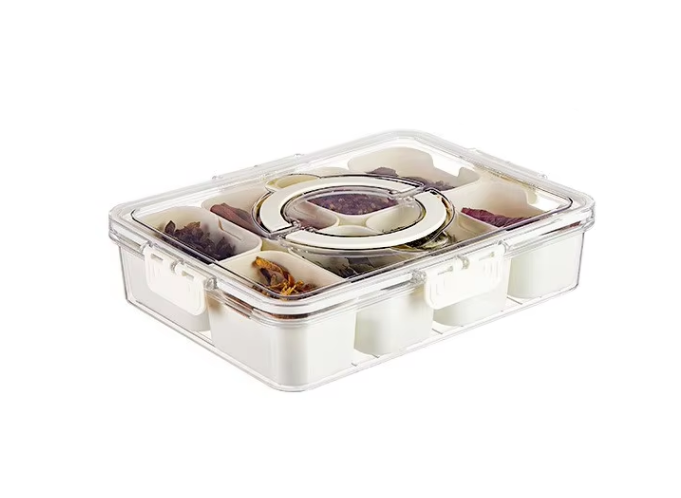 Household distribution storage box by PET+PP